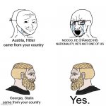 Meme Generator - Brain Mask Wojak vs. Big Brain Chad Wojak - Newfa