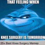 knee surgery meme