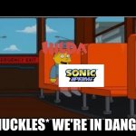 After Netflix Cancels Inside Job and Dead End Paranormal Park | *CHUCKLES* WE'RE IN DANGER! | image tagged in ralph i'm in danger no subtitles,hilda,sonic prime | made w/ Imgflip meme maker
