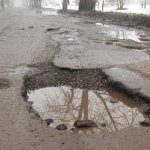 bad road in Hungary