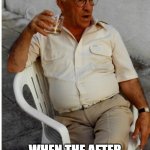 Acid Reflux | WHEN THE AFTER PASTA AND RED WINE DINNER ACID REFLUX HITS | image tagged in old italian man | made w/ Imgflip meme maker