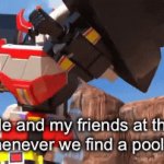 . | Me and my friends at the pool whenever we find a pool noodle | image tagged in gifs,funny,memes | made w/ Imgflip video-to-gif maker