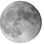 Waning Gibbous Moon template