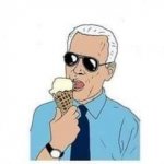 Ice cream Joe Biden cartoon