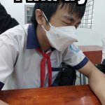 SUS student crying meme