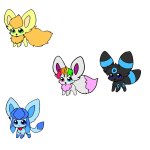 eeveelution squad chibis 2