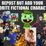 repost fiction charecter template