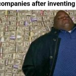I can't relate to this. But people find this funny. | Dairy companies after inventing Dads: | image tagged in huell money,dad,milk,dad milk,milk dad,dad left | made w/ Imgflip meme maker