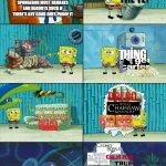 spongebob shows patrick good remakes and reboots again | SPONGEBOB MOST REMAKES AND REBOOTS SUCK IF THERE'S ANY GOOD ONES PROOF IT | image tagged in spongebob shows patrick garbage,hollywood,remake,reboot | made w/ Imgflip meme maker
