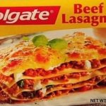 Colgate Lasagna meme