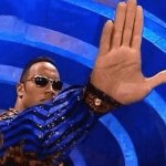 The Rock Talk To The Hand meme