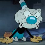 Mugman is disgusted
