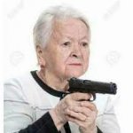 Grandma with gun template