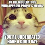 Smiling Cat Meme Generator - Imgflip