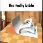 the trolly bible meme