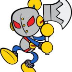 Iron Mask Bomber in Super Bomberman R Style (SBR)