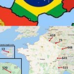 France borders Brazil extended