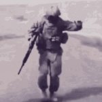 Soldier dance GIF Template