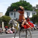 T-Rex on a Horse