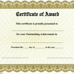 Certificate of award meme