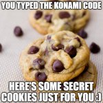 You Typed The Konami Code