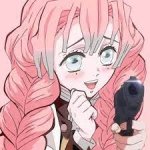 Mitsuri adores gun meme