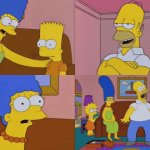 Simpsons everyone is scared