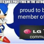 sonic lgbtq meme