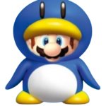 Penguin Mario item but with Mario in it template