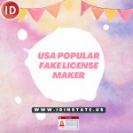 Current Speed Fake License Maker In USA | Idinstate GIF Template