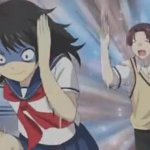 Anime girl Running GIF Template