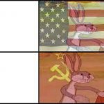 capitalist vs communist bugs bunny template