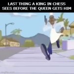 queen go wheee | LAST THING A KING IN CHESS SEES BEFORE THE QUEEN GETS HIM | image tagged in gifs,chess,king,queen,board games,dark mode | made w/ Imgflip video-to-gif maker