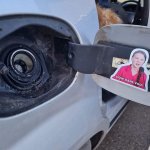 Greta Thunberg how dare you pump gas