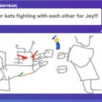 Robots fighting for Jay