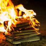 Book Burning Florida Ron DeSantis Alt-Right Republican JPP