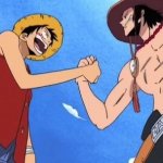 Luffy and Ace meme