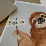 Sloth thank you