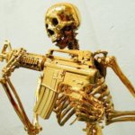 Golden skeleton