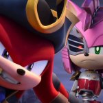 Sonic Prime's Dread Knux and Rusty Rose meme