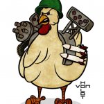 Chickenhawk chicken hawk coward draft-dodger Republican JPP
