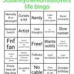 Josanitys life bingo! meme