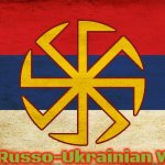 Slavic Flag | Russo-Ukrainian War | image tagged in slavic flag,slavic,russo-ukrainian war | made w/ Imgflip meme maker