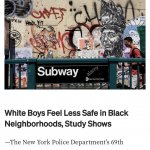 White Boys Feel Less Safe in Black Neighborhoods, Study Shows