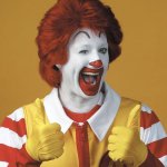 Ronald McDonald Thumbs Up HD