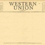 Telegram from Western Union