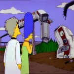 Simpsons Monorail Crash