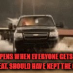 Electric Vehicles | WHAT HAPPENS WHEN EVERYONE GETS AN EV AND THEY OVERHEAT. SHOULD HAVE KEPT THE GAS VEHICLE. | image tagged in gifs,electric cars,explosion,expensive,uber,money | made w/ Imgflip video-to-gif maker