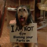 I am not for blaming your farts on | Blaming your
Farts on | image tagged in buck bundy i am not for | made w/ Imgflip meme maker
