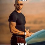Andrew Tate | FREE; TOP G | image tagged in andrew tate | made w/ Imgflip meme maker